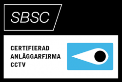 SBSC – Certifierad anläggningsfirma CCTV